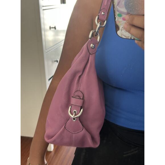 Y2K COACH 14304 Madison Hailey Purple Pink Leather Hobo Shoulder Bag No Hang Tag - Picture 3 of 15